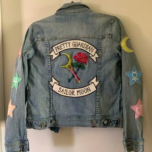 Sailor Moon jacket ft bows and power of moon 🌙 🎀
